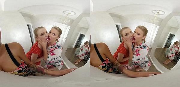  Czech VR 371 - Awesome Foursome With Horny Blonde Bebes